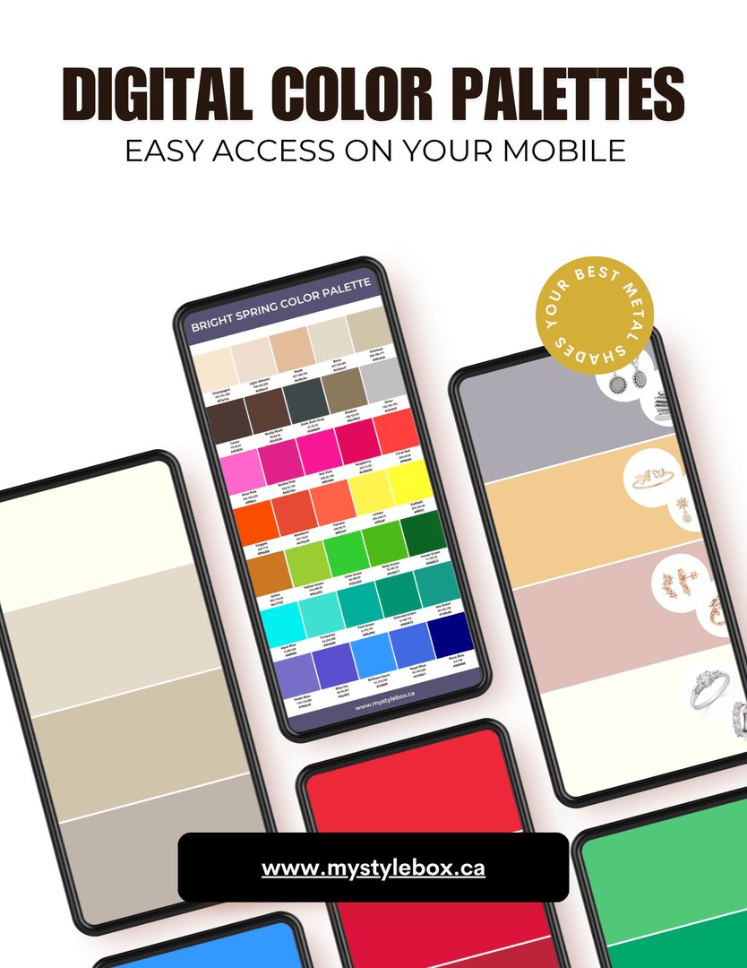 Digital Seasonal Color Analysis Palette