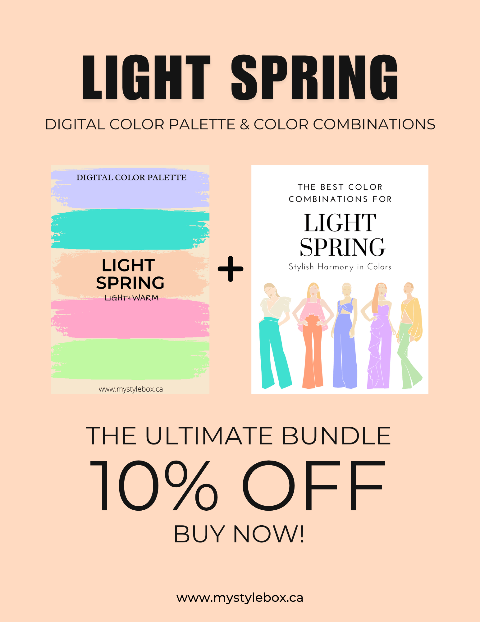 Digital Seasonal Color Palette and Combinations