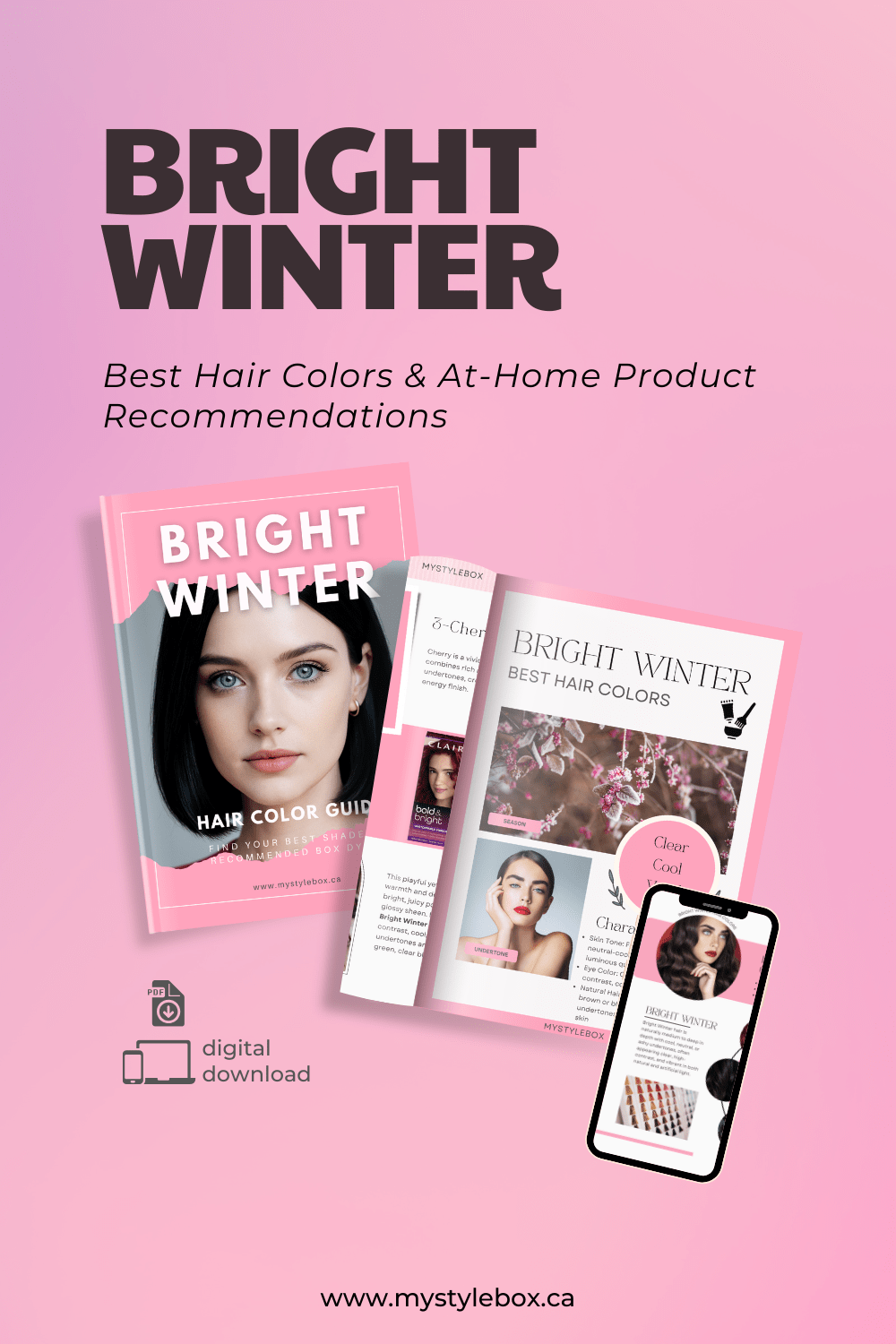 Bright Winter Hair Color Guide: Best Shades & At-Home Color Options