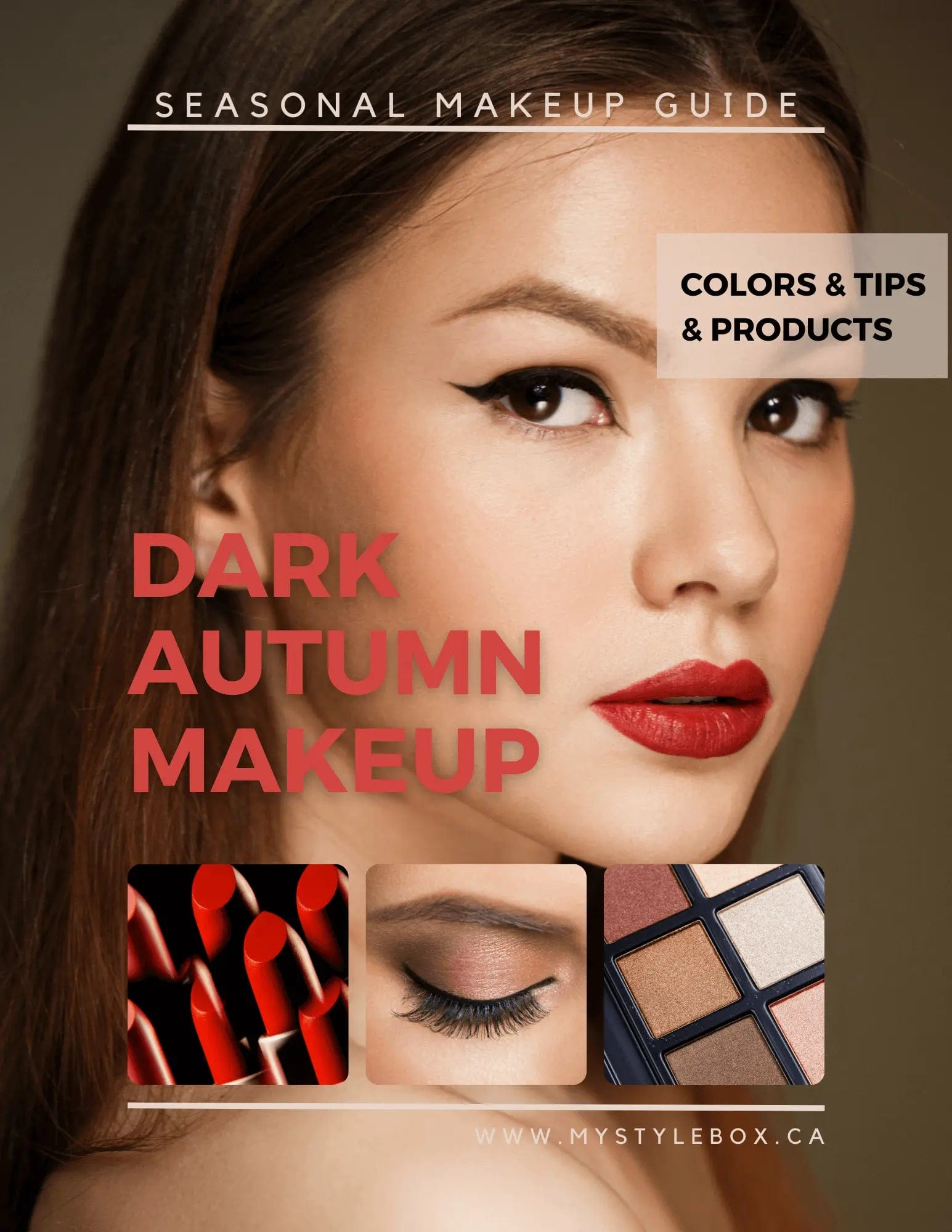 Dark Autumn Color Season Makeup Guide