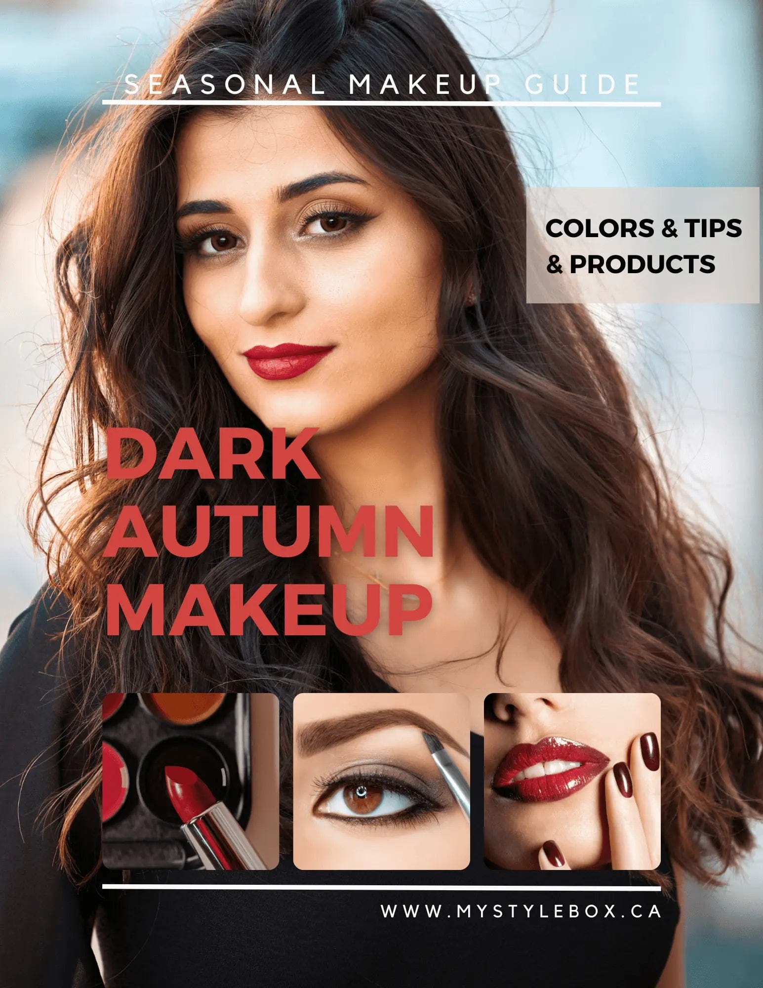 Dark Autumn Color Season Makeup Guide