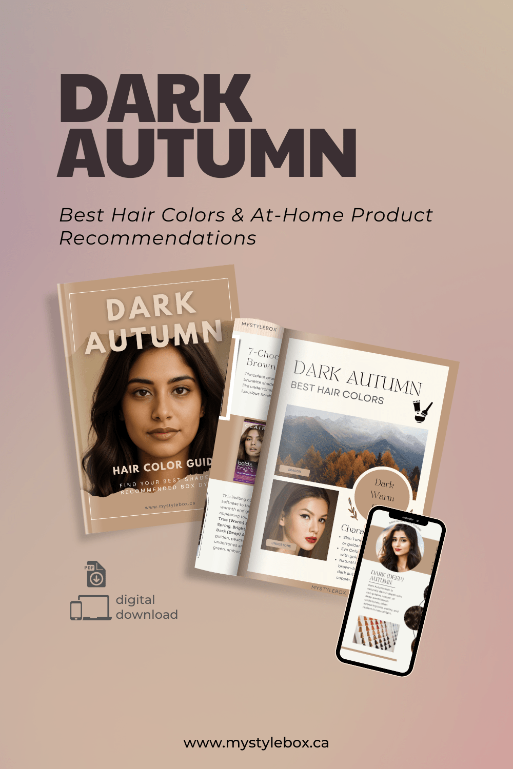 Dark Autumn Hair Color Guide: Best Shades & At-Home Color Options