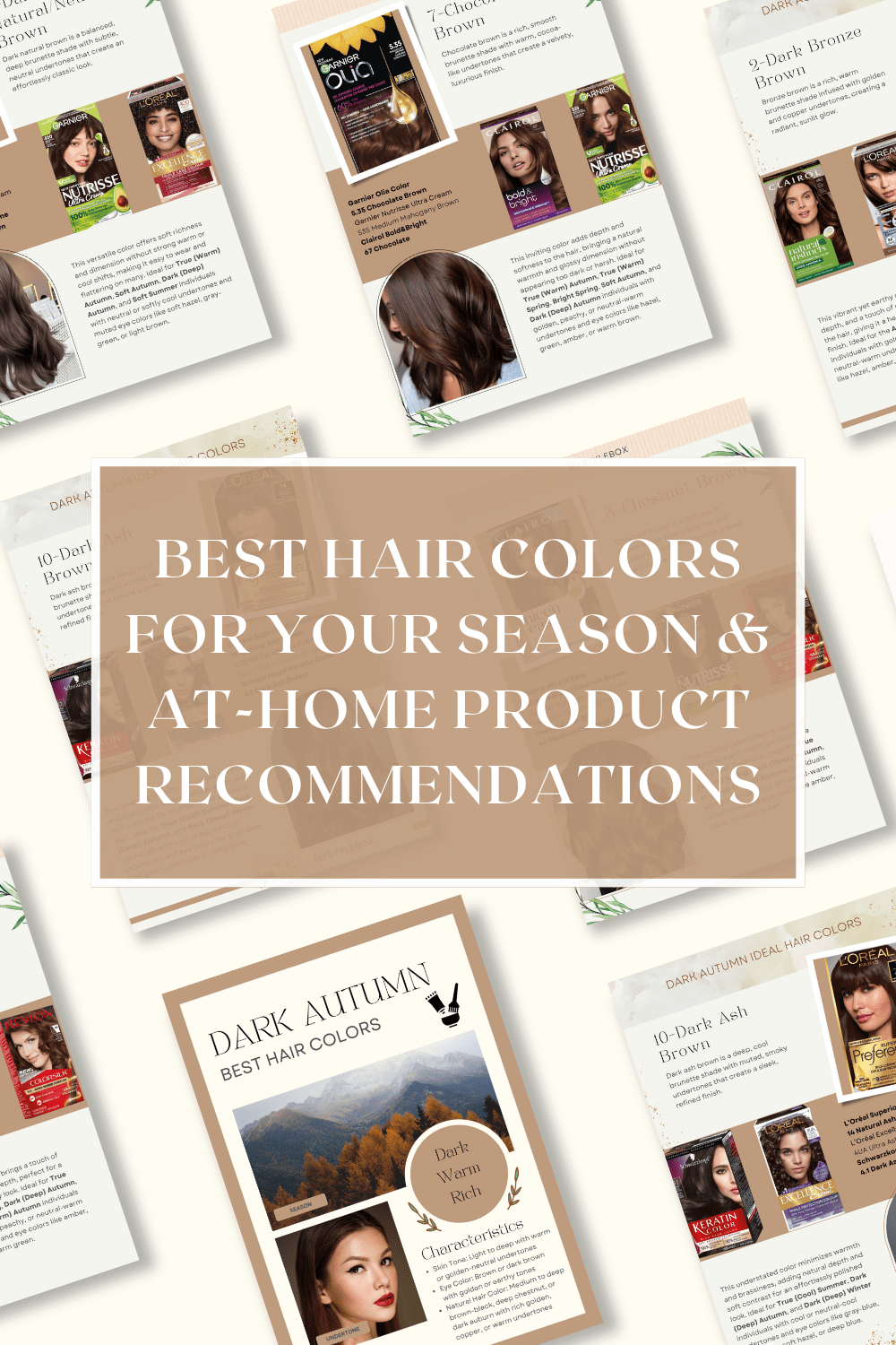 Dark Autumn Hair Color Guide: Best Shades & At-Home Color Options