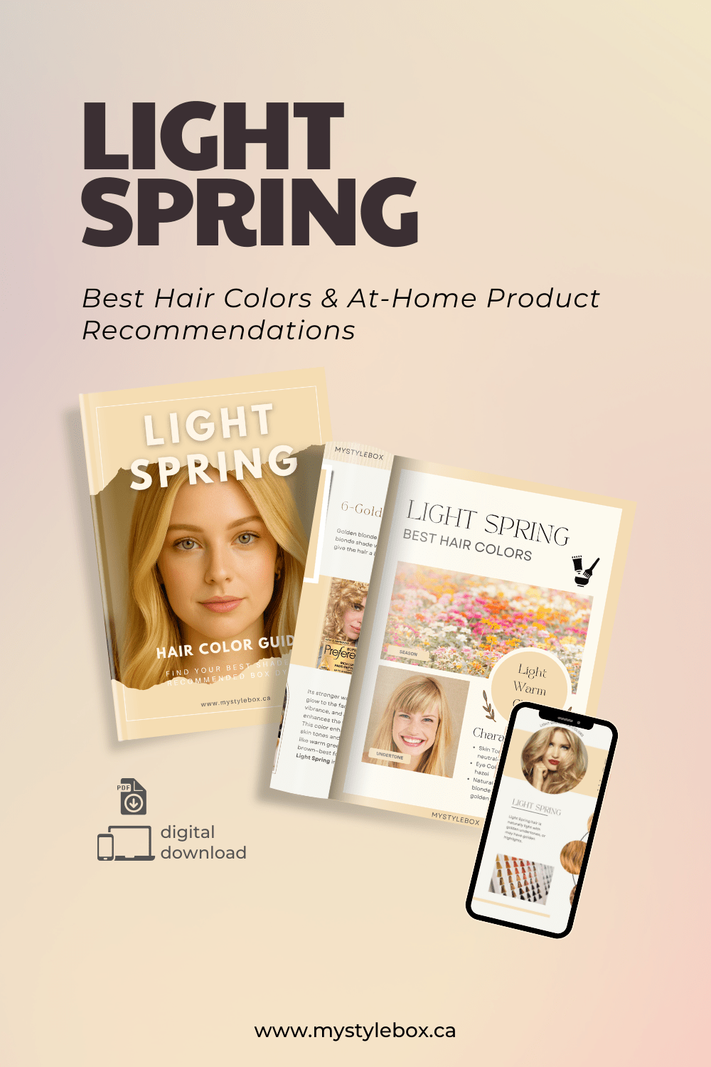 Light Spring Hair Color Guide: Best Shades & At-Home Color Options