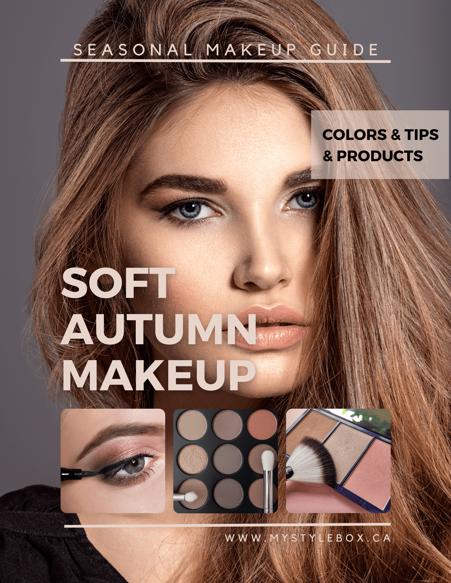 Soft Autumn Digital Color Palette and Makeup Guide