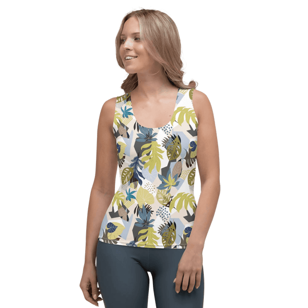 Printed Tank Tops for Soft Summer Seasonal Color Palette