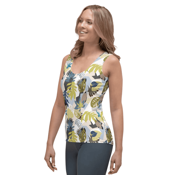 Printed Tank Tops for Soft Summer Seasonal Color Palette