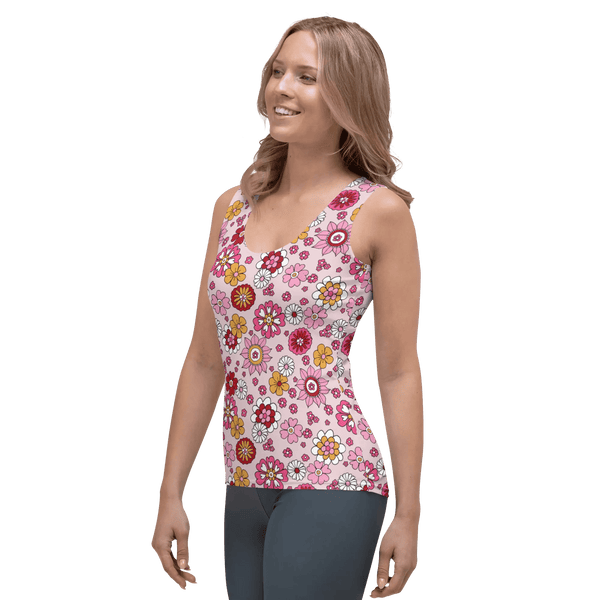 Printed Tank Tops for Bright Spring Seasonal Color Palette