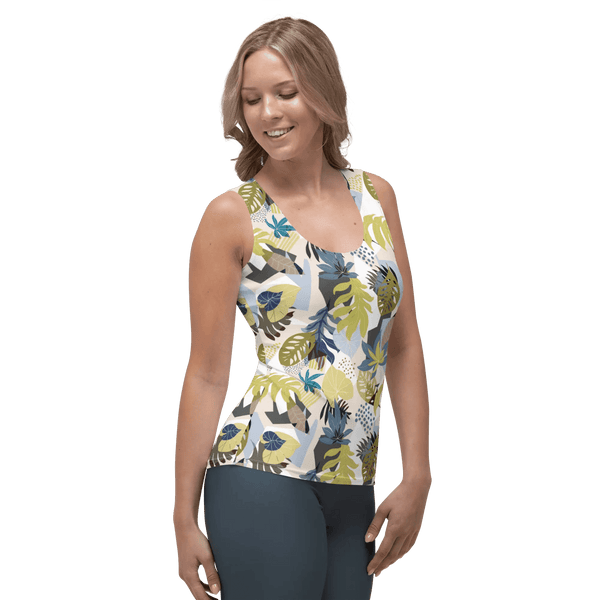 Printed Tank Tops for Soft Summer Seasonal Color Palette