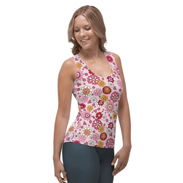 Printed Tank Tops for Bright Spring Seasonal Color Palette