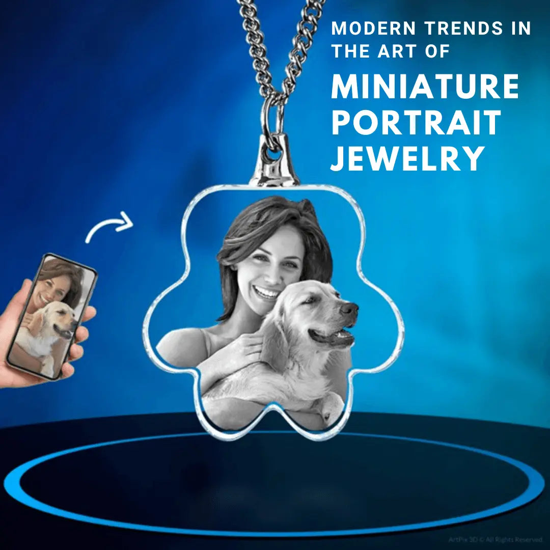 Miniature Trend Modern Trends in the Art of Miniature Portrait Jewelry