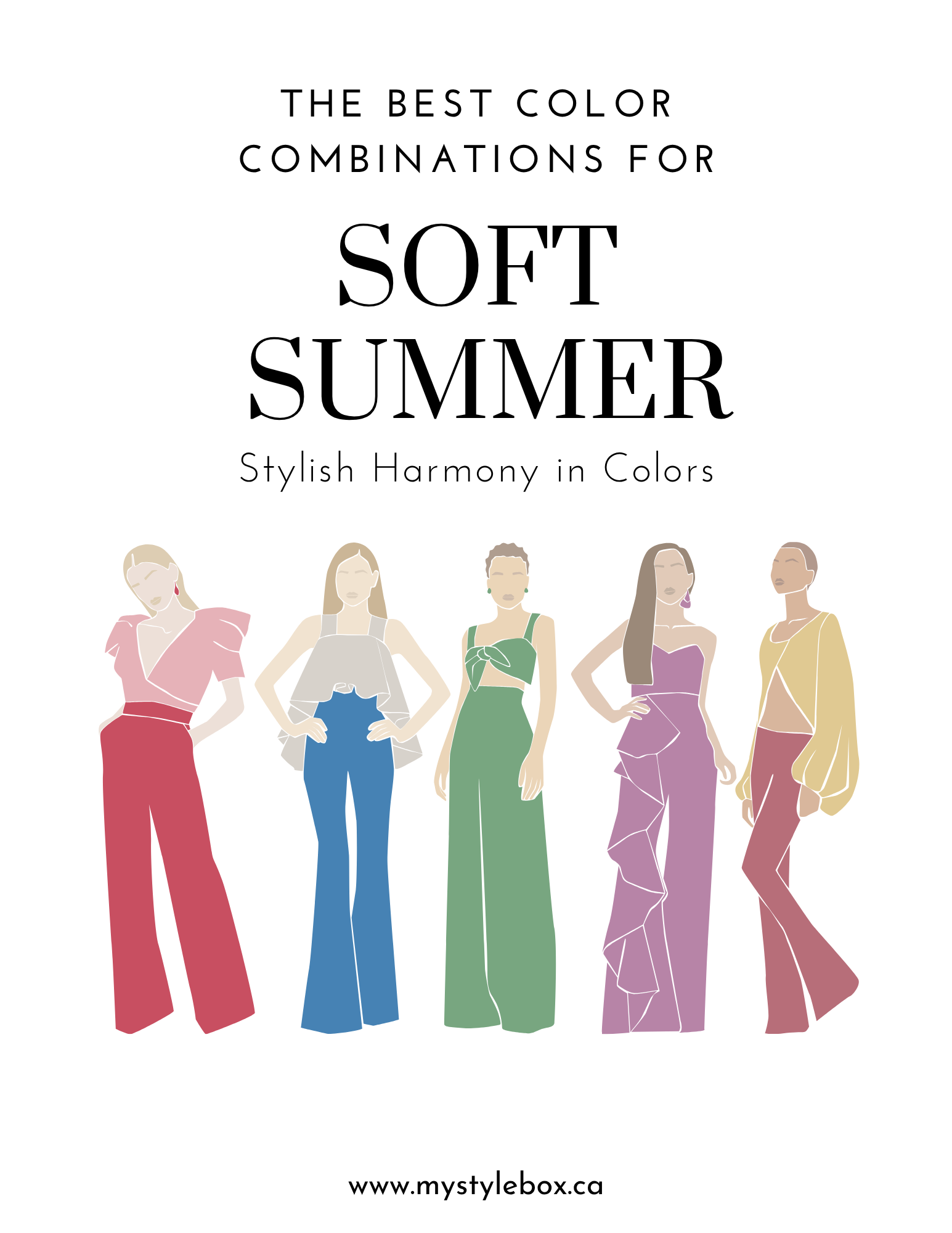 Digital Seasonal Color Palette and Combinations