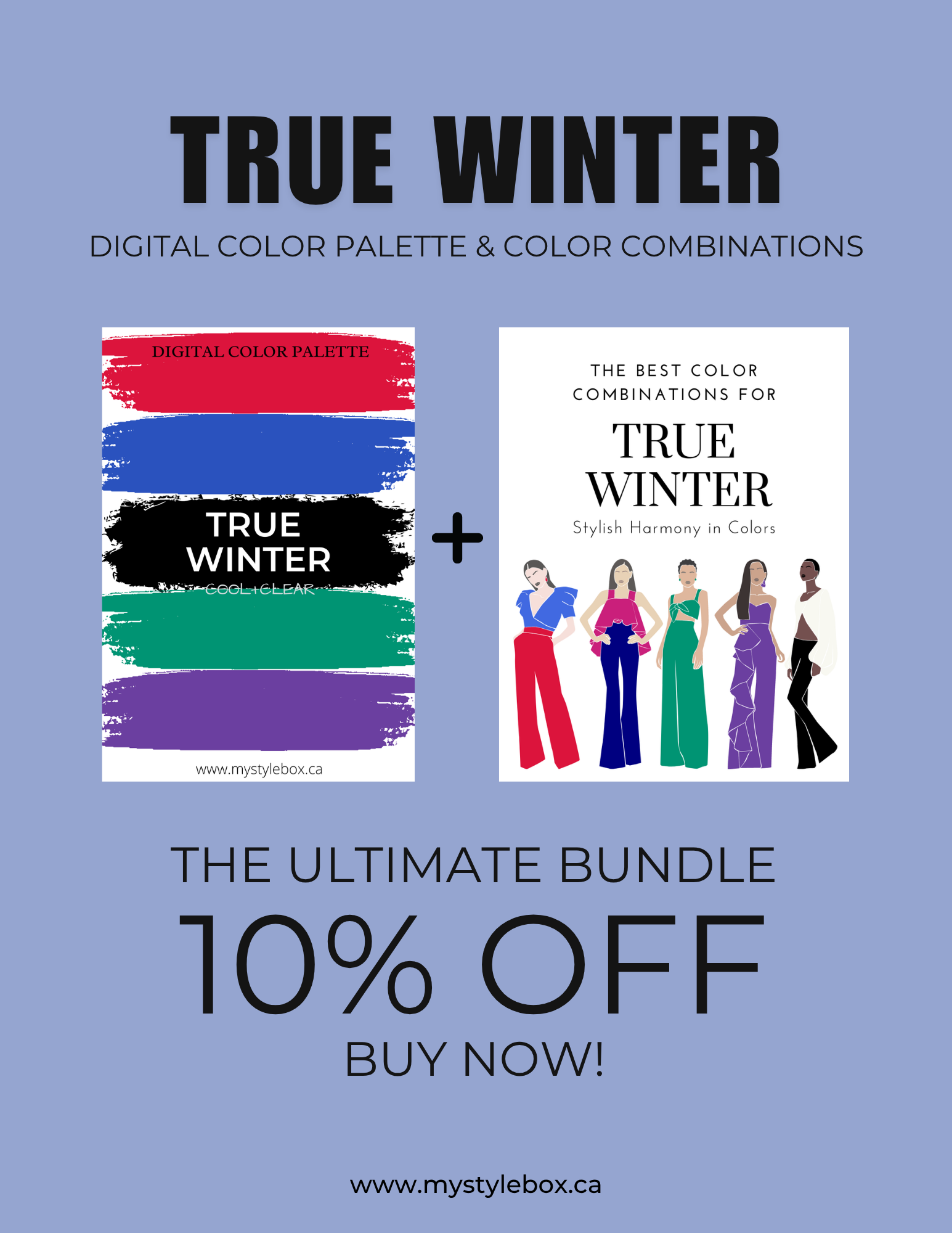 3 Digital Seasonal Color Palette and Combinations