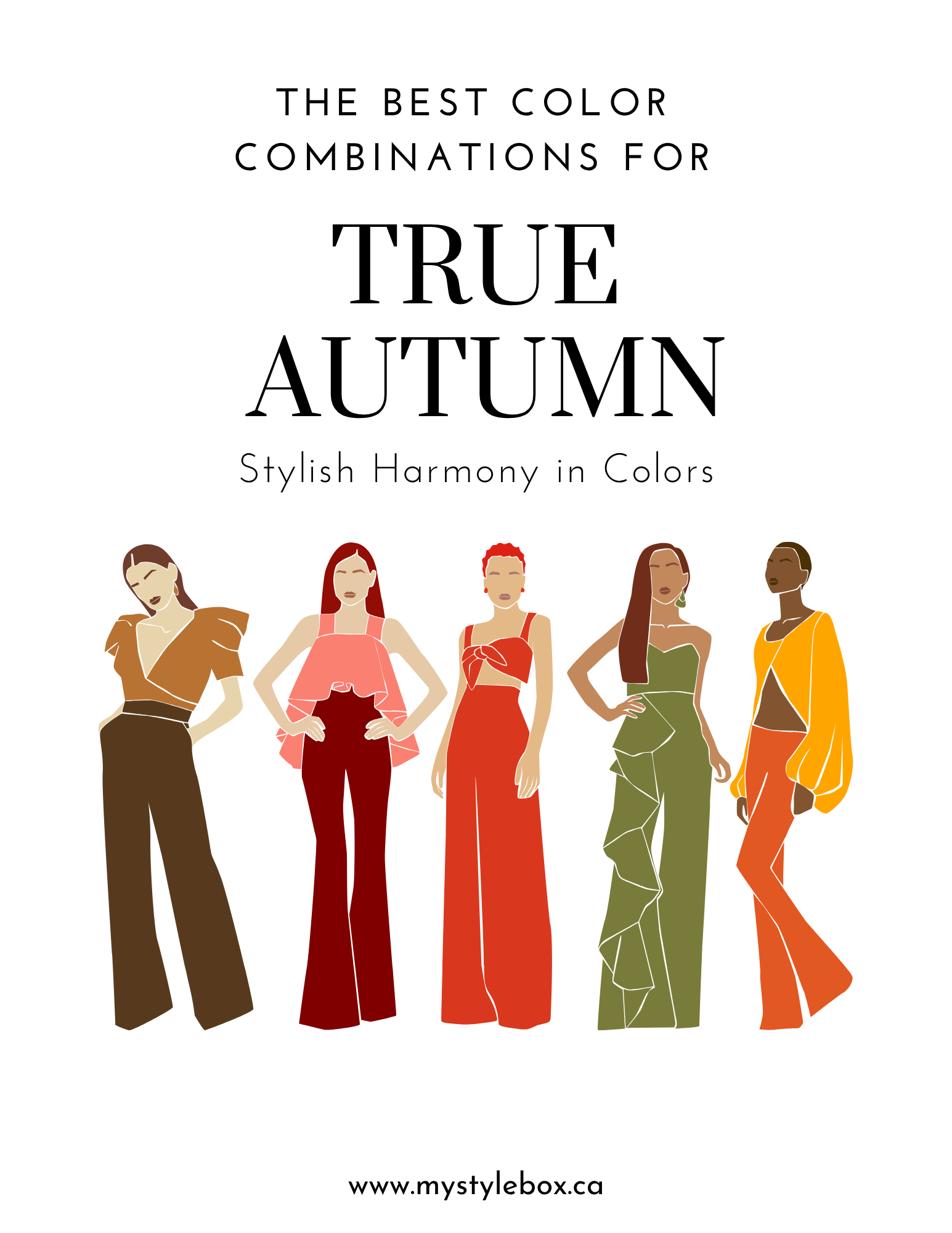 Digital Seasonal Color Palette and Combinations