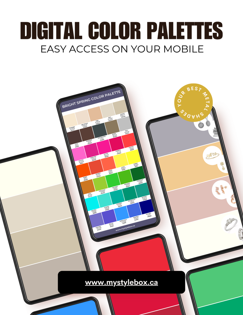 Digital Seasonal Color Analysis Palette