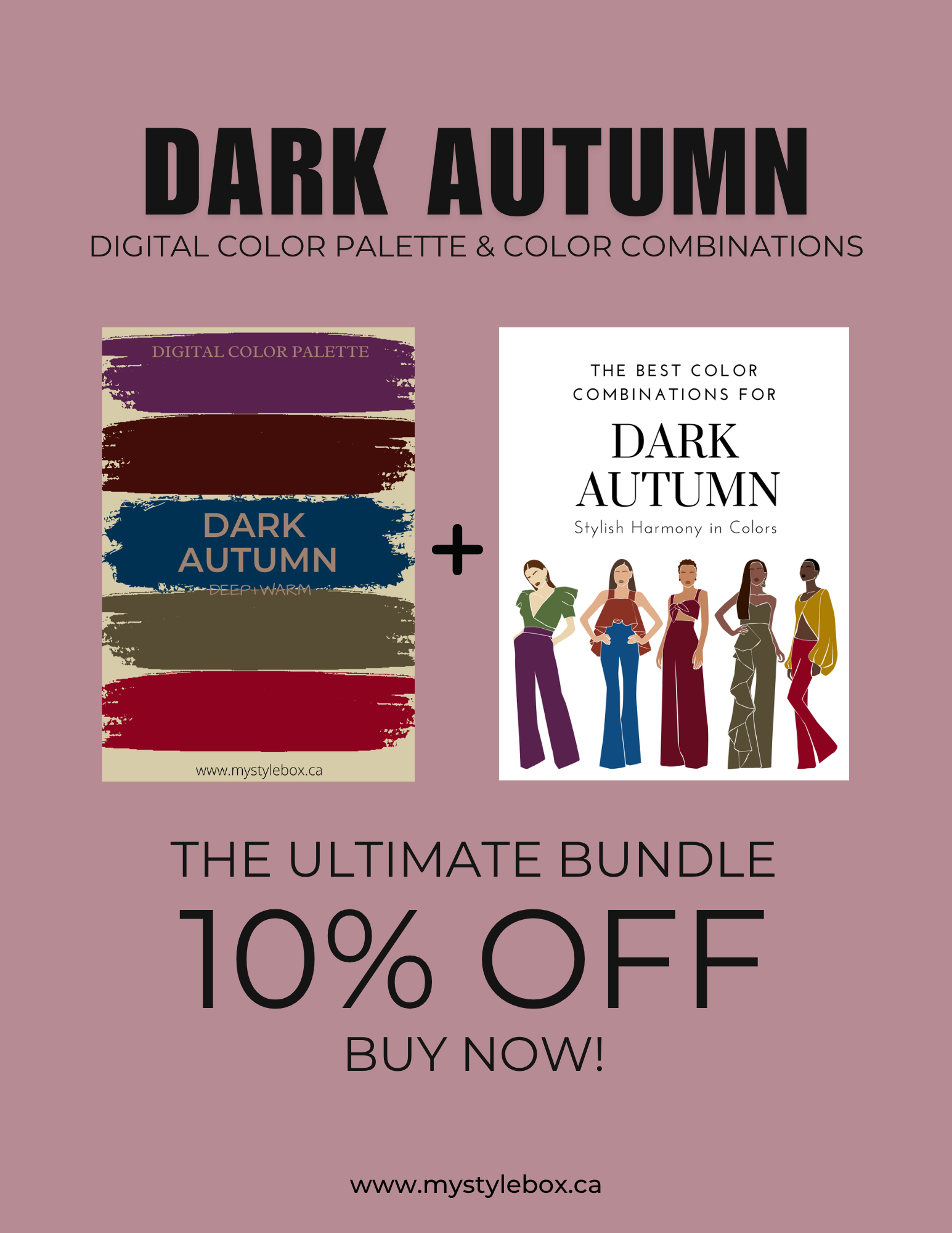 Digital Seasonal Color Palette and Combinations