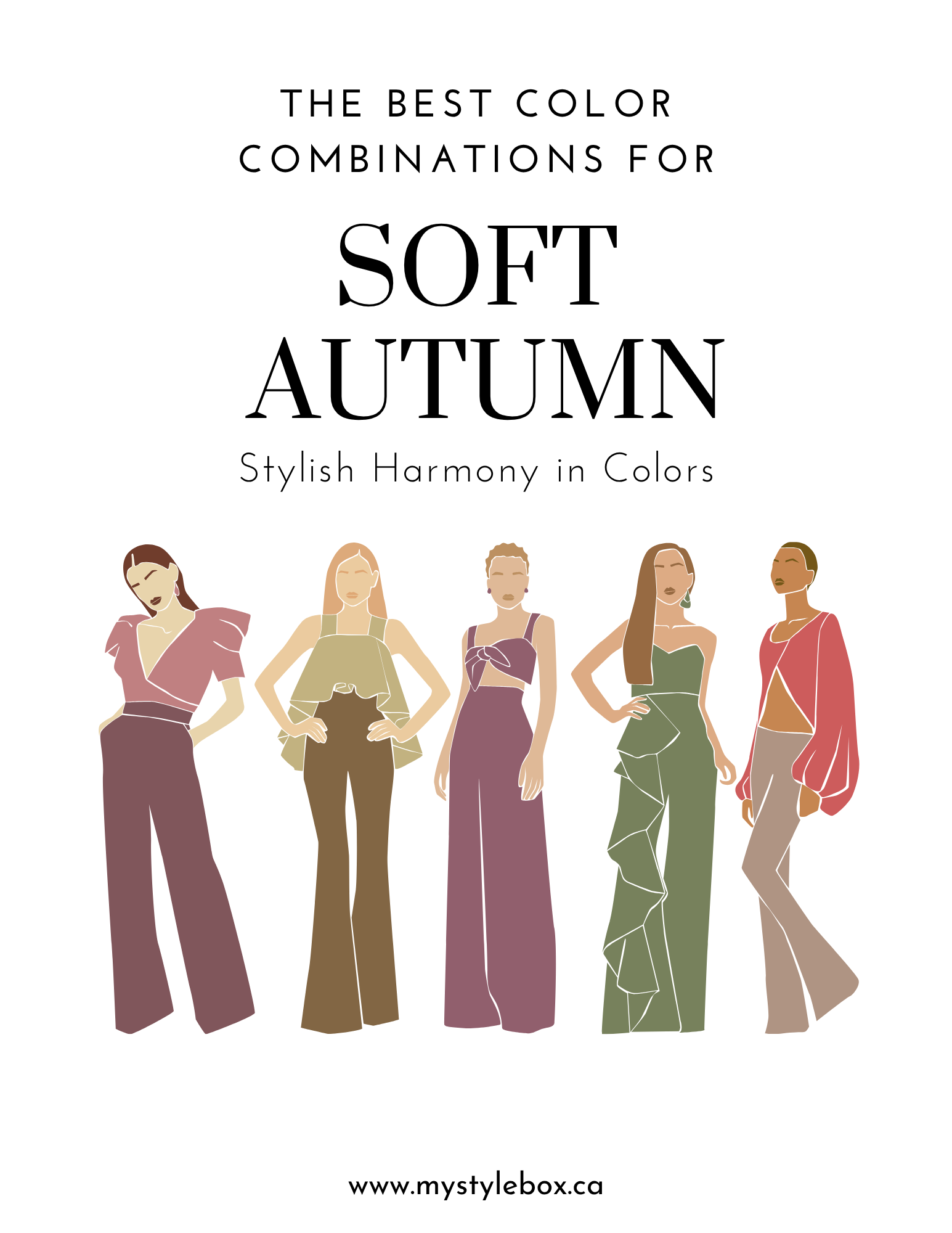 Digital Seasonal Color Palette and Combinations