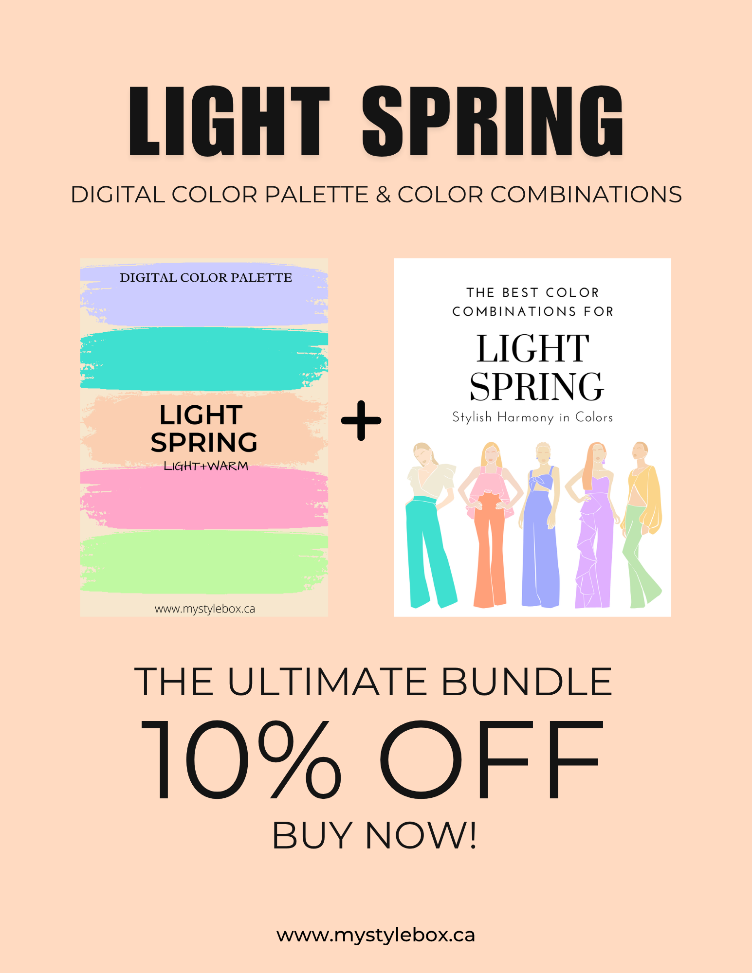 Digital Seasonal Color Palette and Combinations