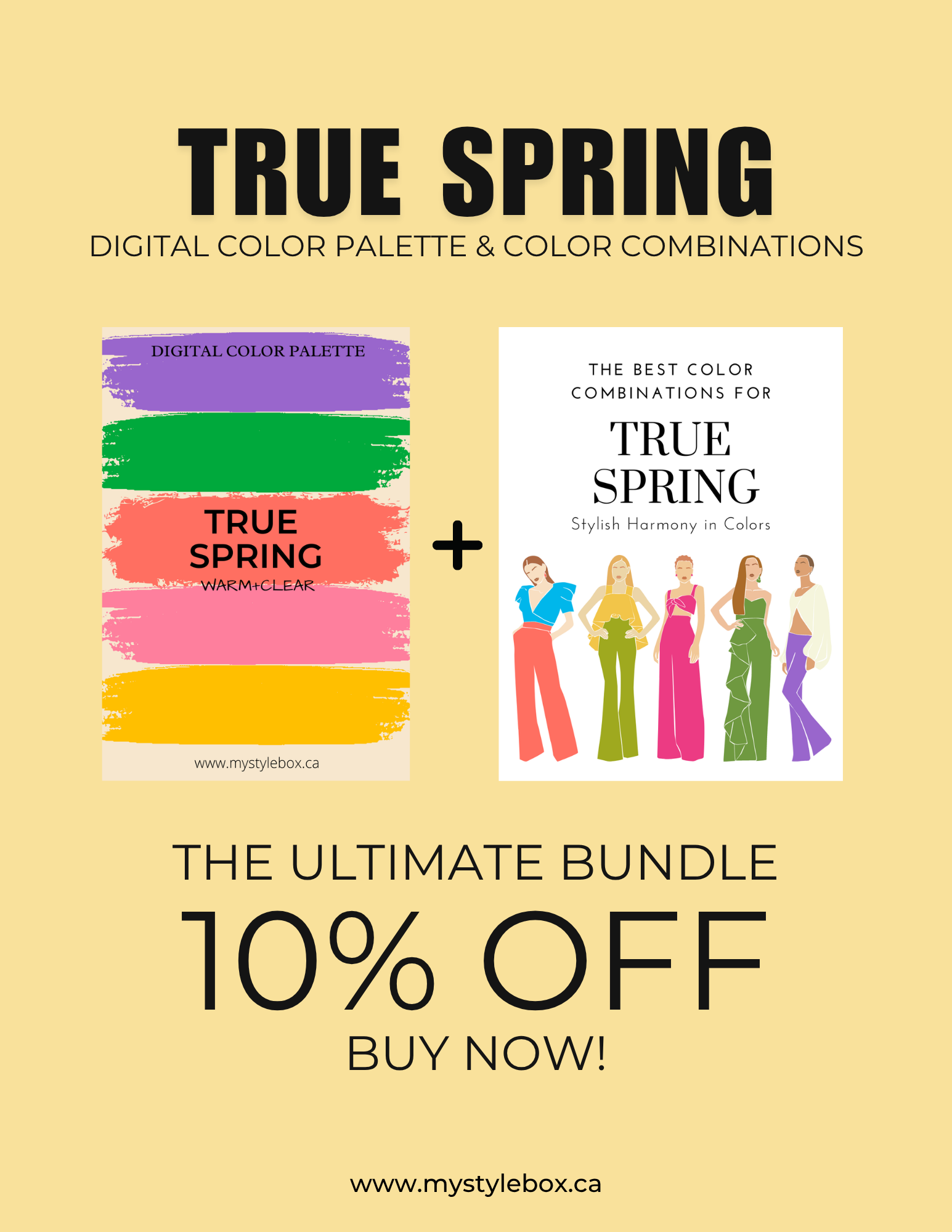 Digital Seasonal Color Palette and Combinations