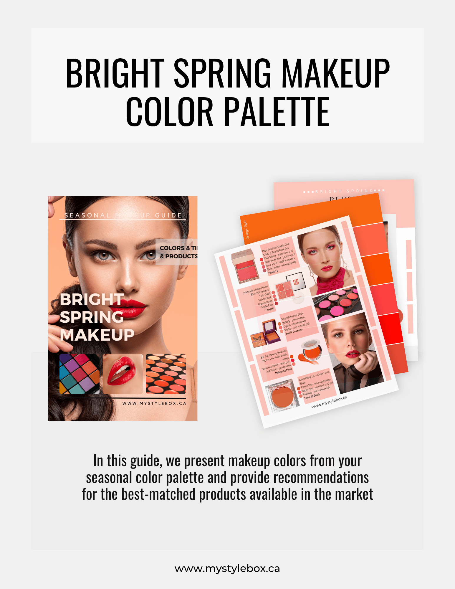 Bright Spring Color Season Makeup Guide