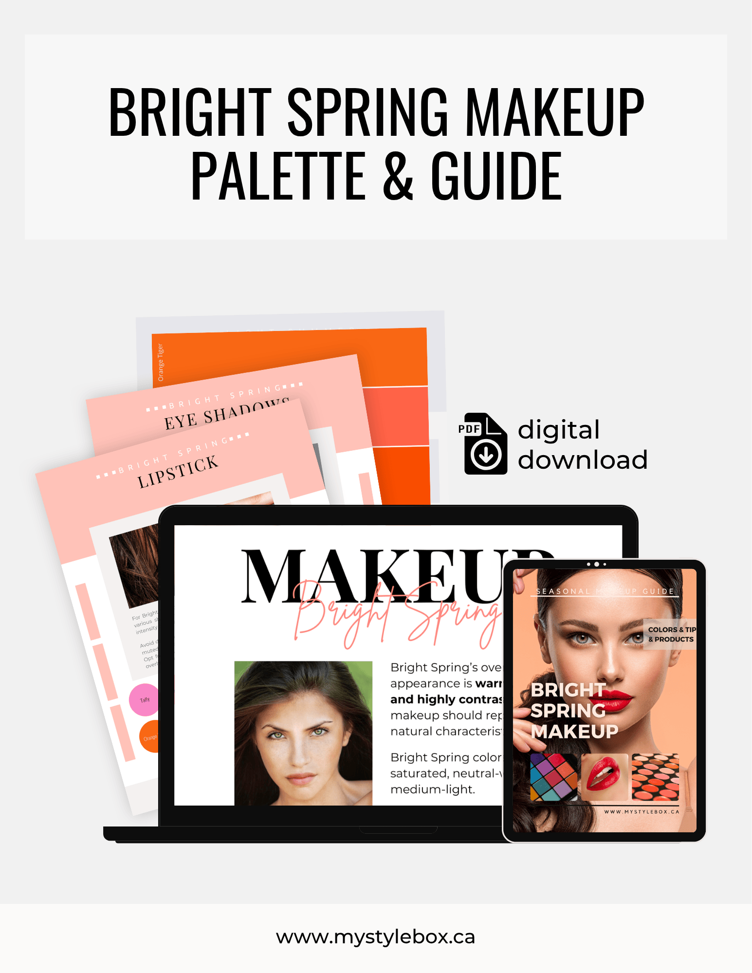 Bright Spring Color Season Makeup Guide