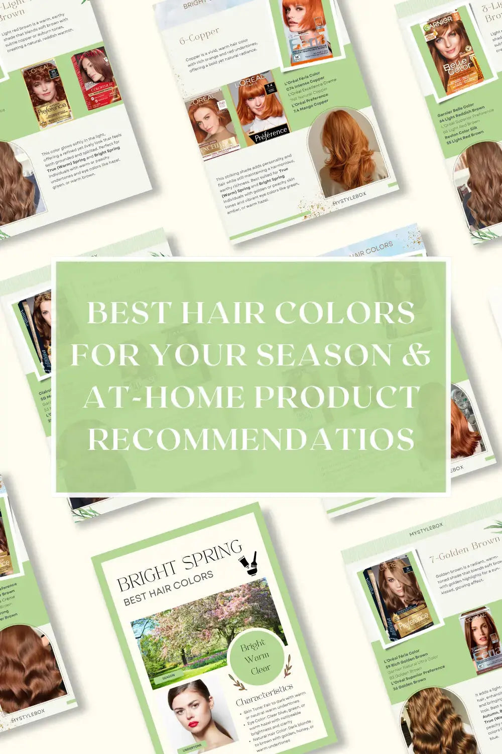 Bright Spring Hair Color Guide