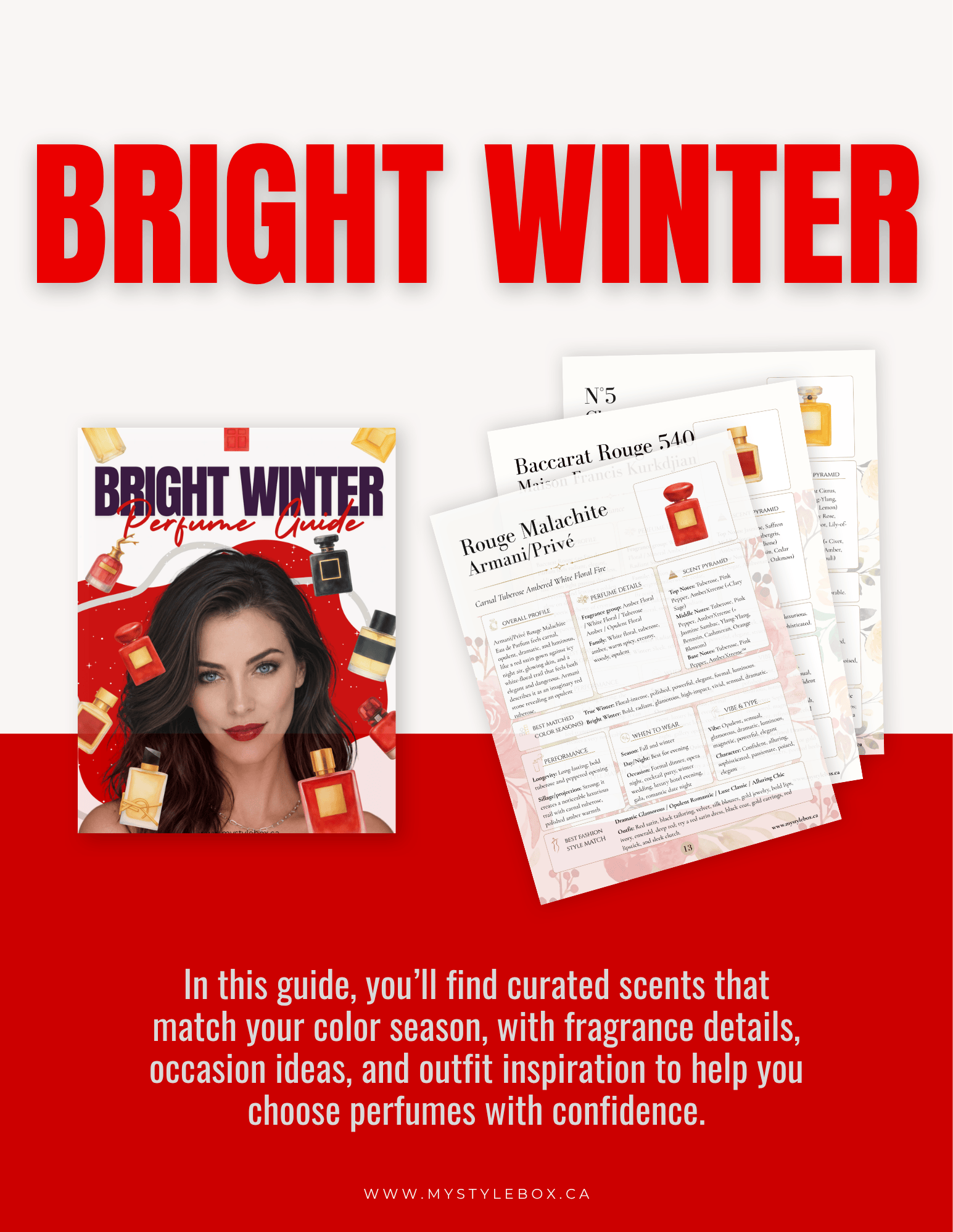 Bright Winter Fragrance Guide | Perfume Recommendations for Your Color Season