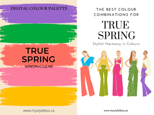 True Spring Season Color Palette and Combinations