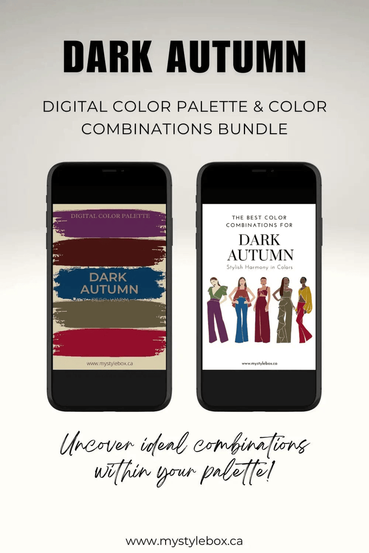 Dark Less Color Dark Autumn Season Guide: Color Palette & Fashion Tips