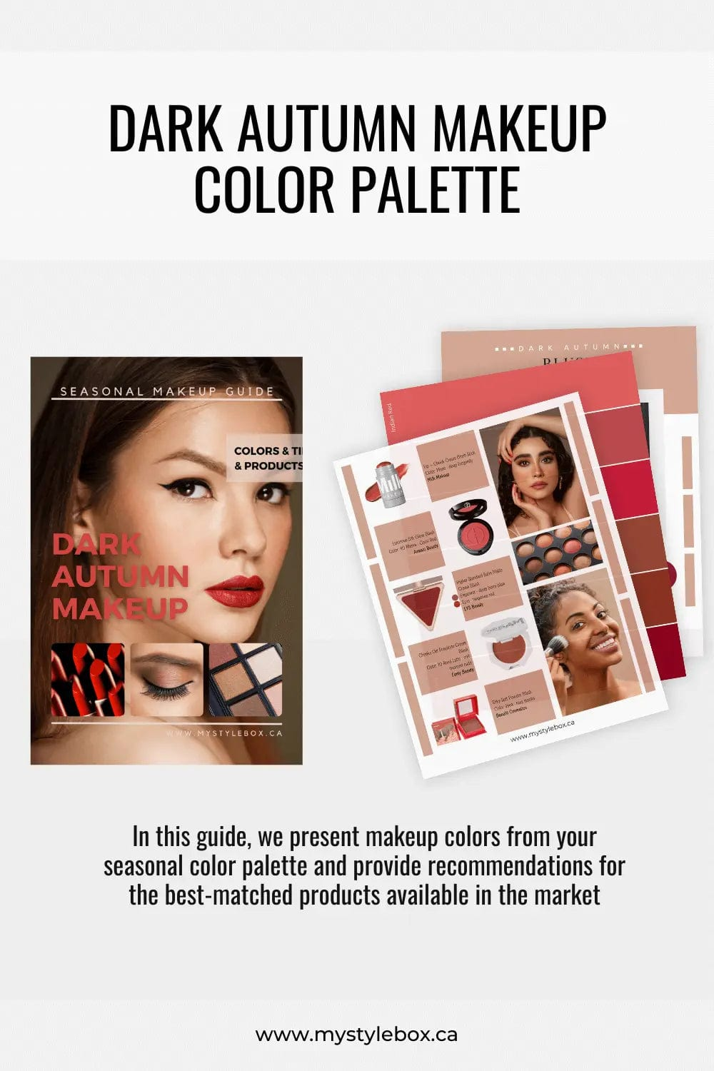 Dark Autumn Color Season Makeup Guide