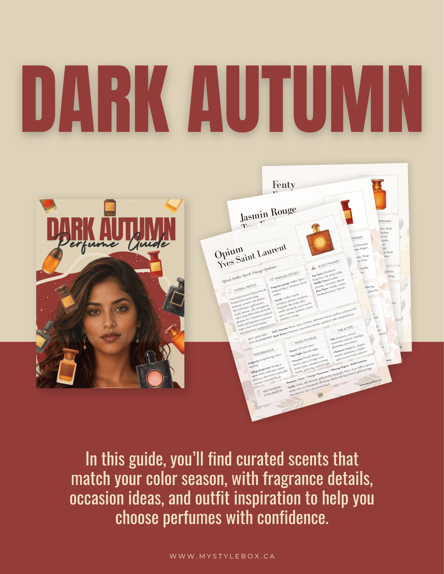 Dark Autumn Fragrance Guide | Perfume Recommendations for Your Color Season