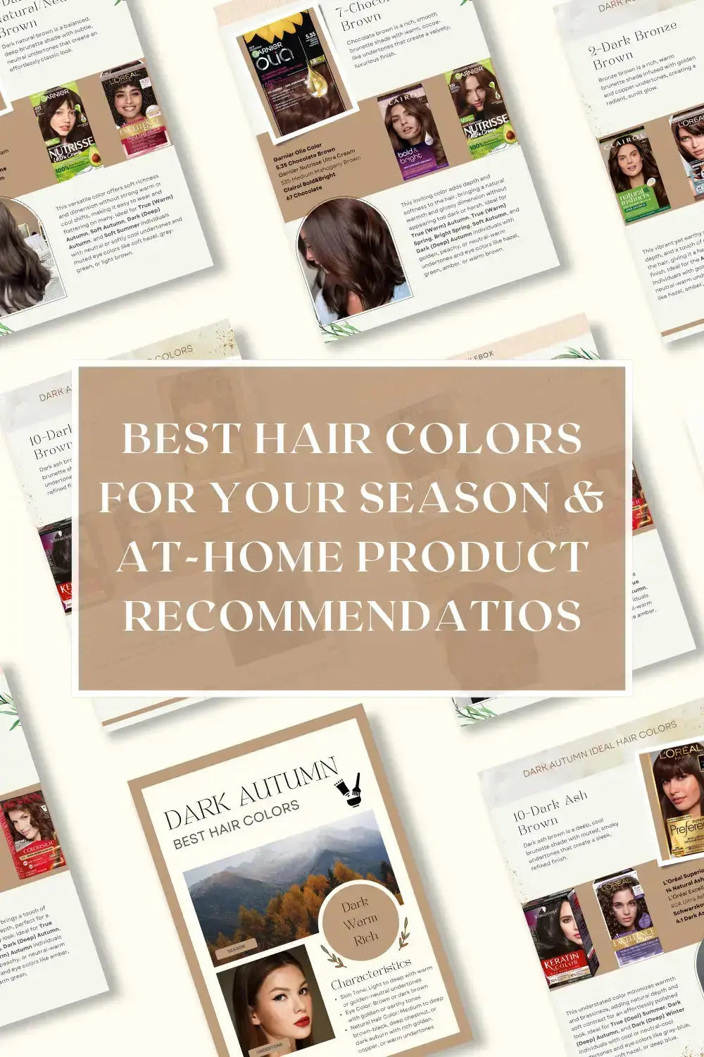 Dark Autumn Hair Color Guide