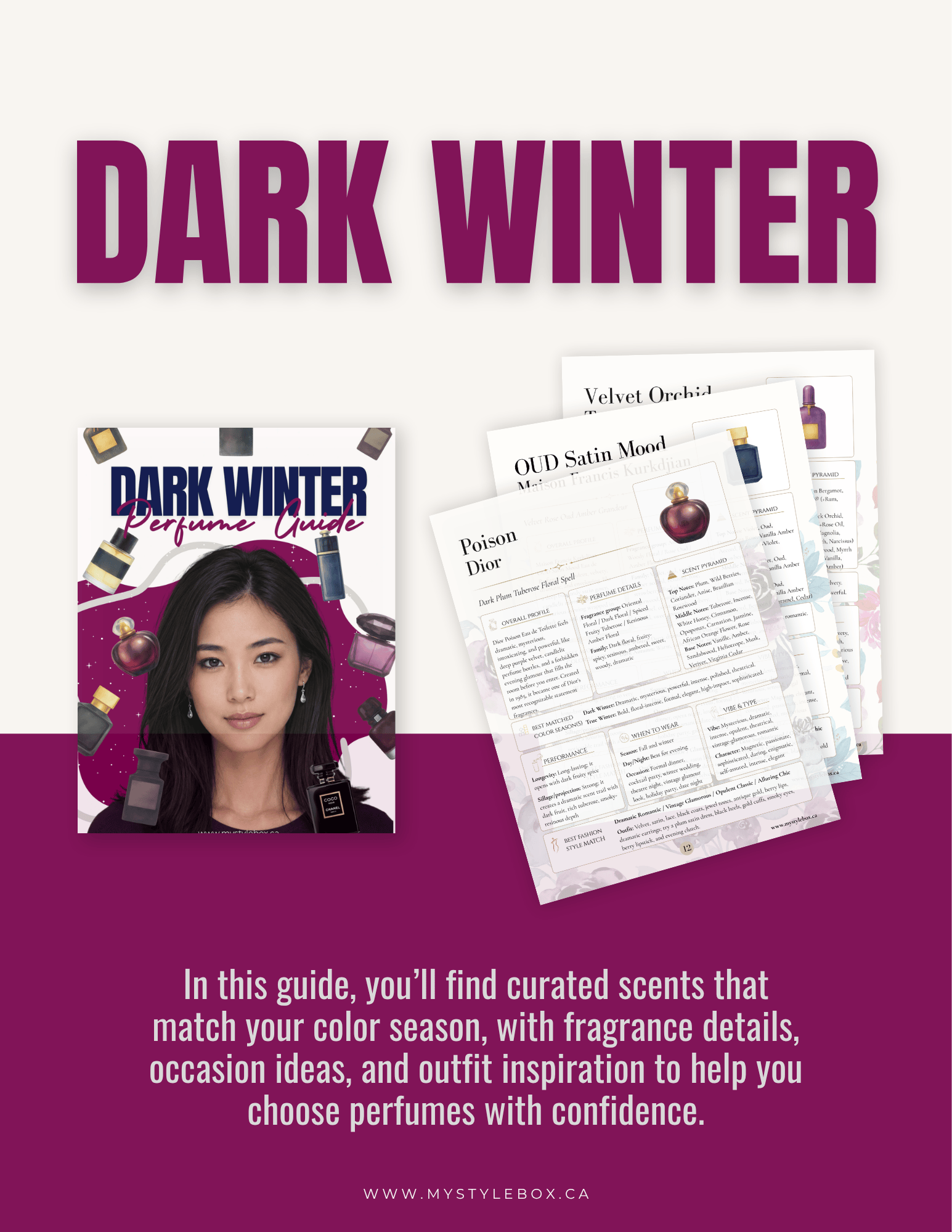 Dark Winter Fragrance Guide | Perfume Recommendations for Your Color Season