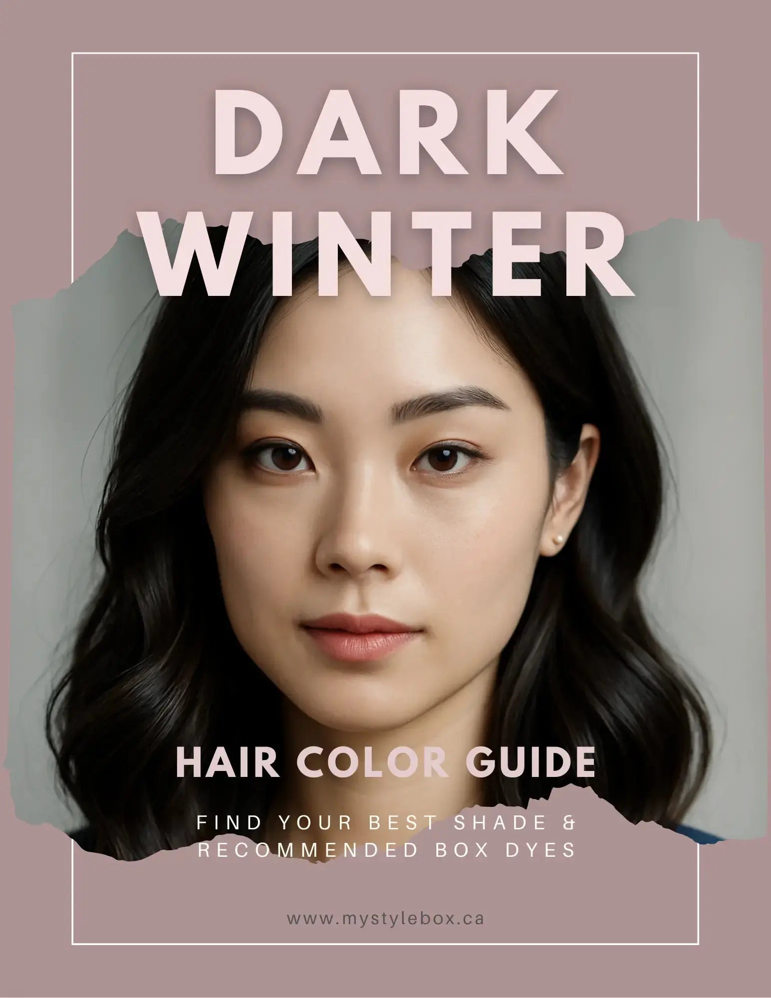 Dark Winter Hair Color Guide