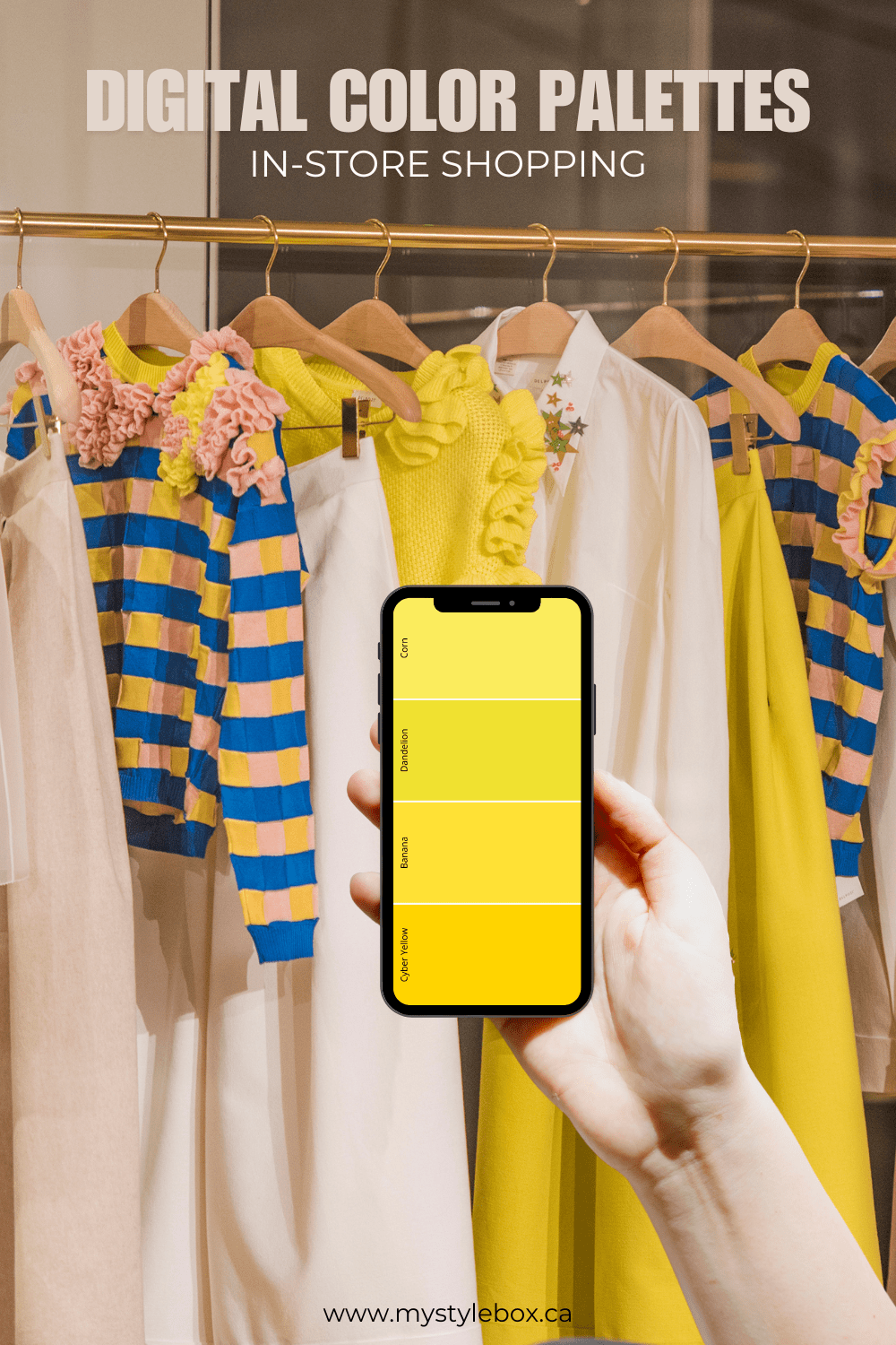 Light Spring Digital Color Palette and Hair Color Guide
