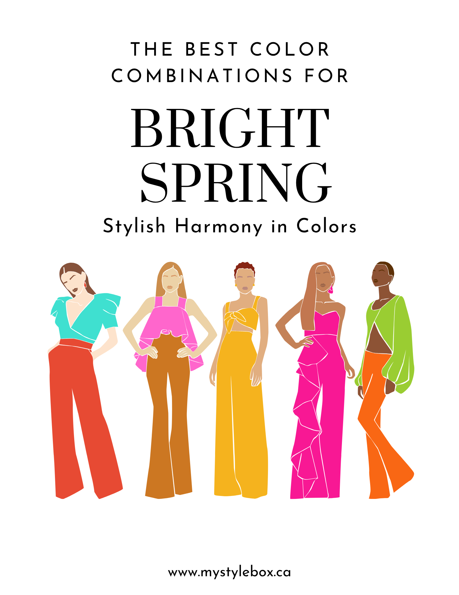 Digital Seasonal Color Palette and Combinations