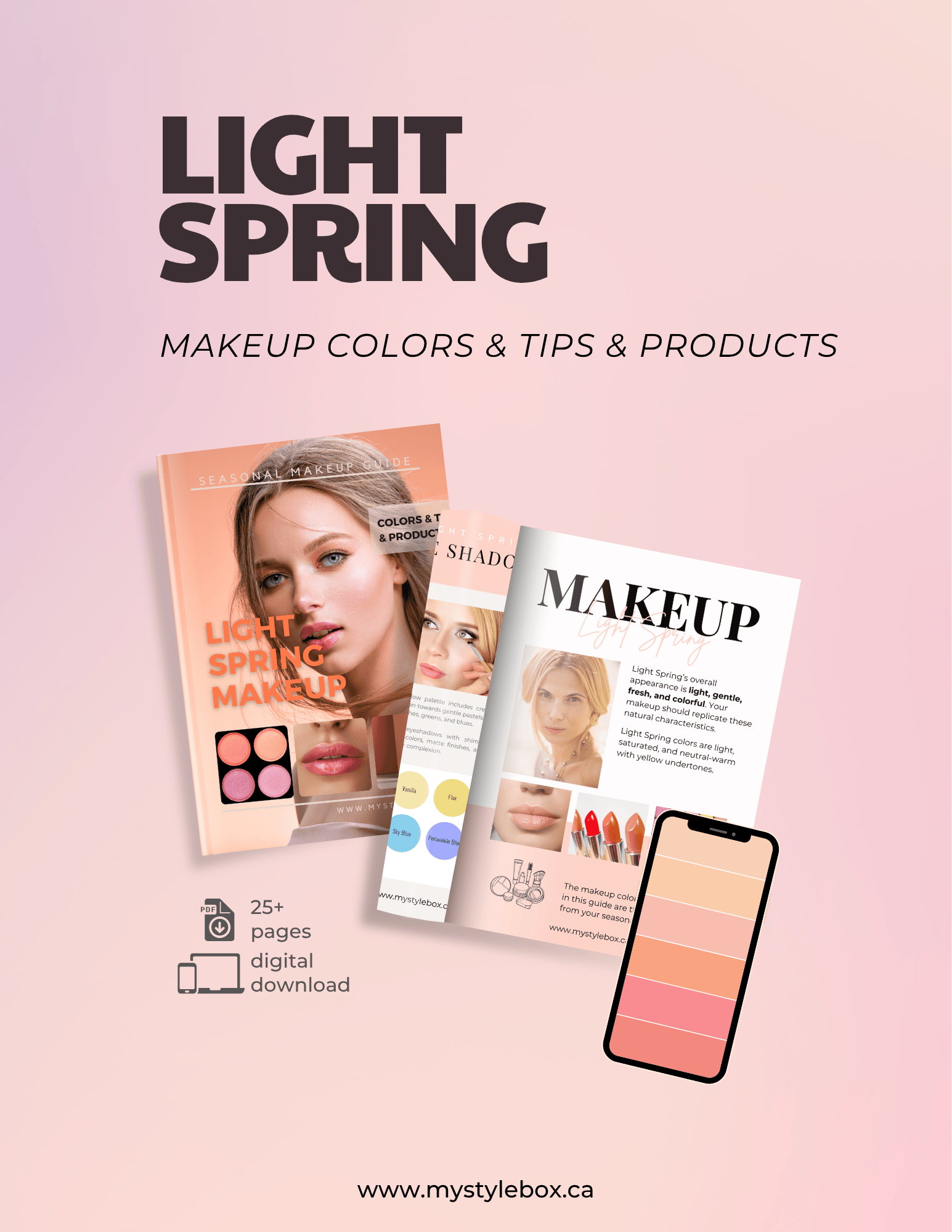 Light Spring Color Season Makeup Guide
