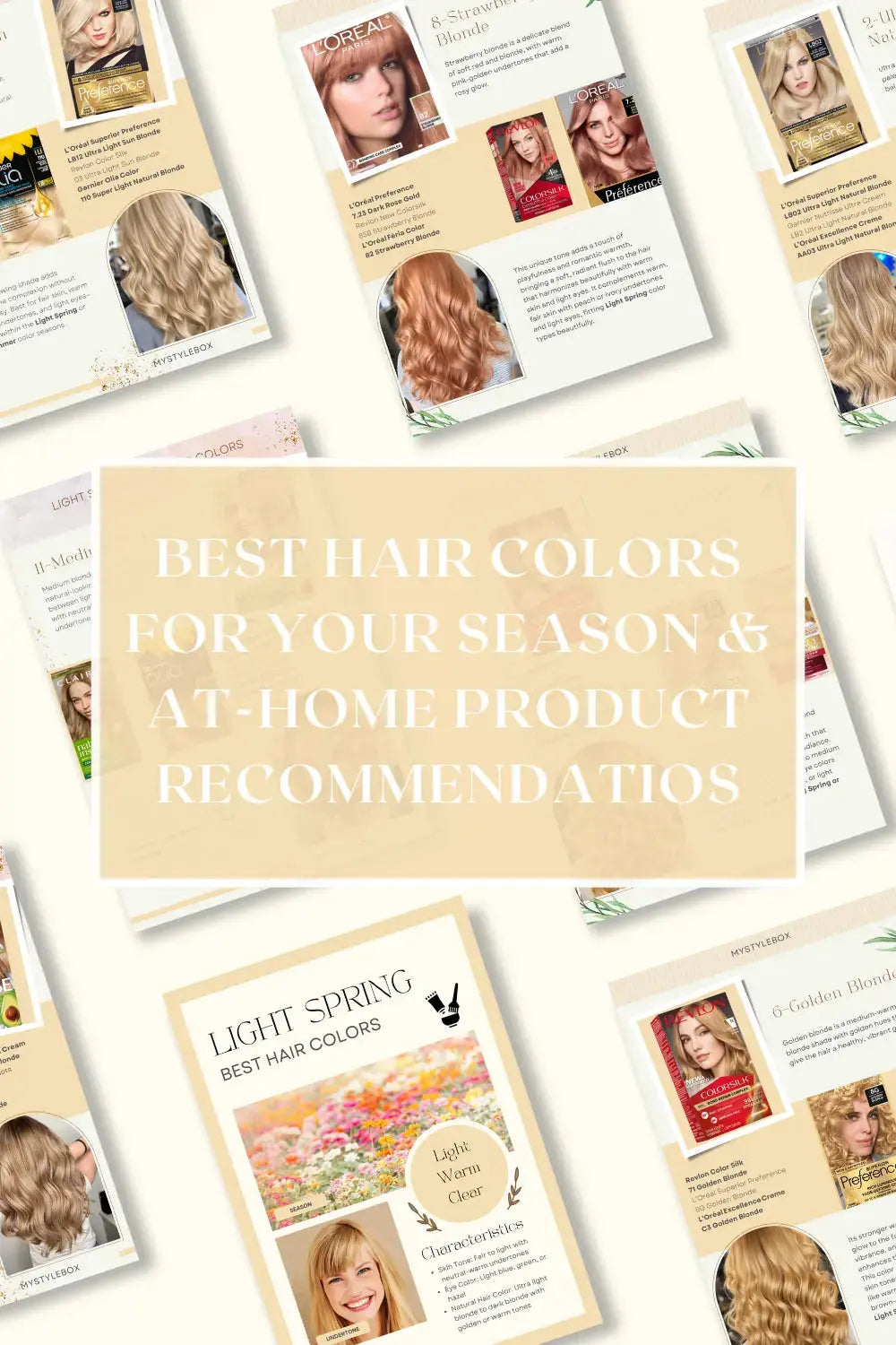 Light Spring Hair Color Guide