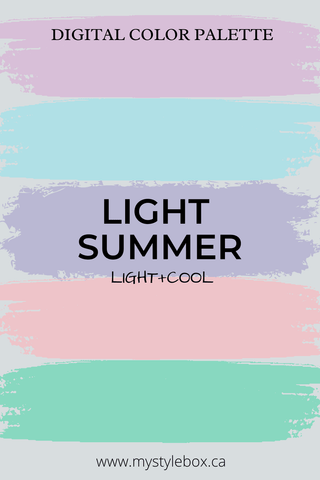 Light Summer Seasonal Color Palette