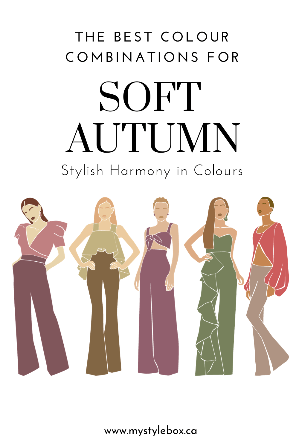 Soft Autumn Season Color Combinations