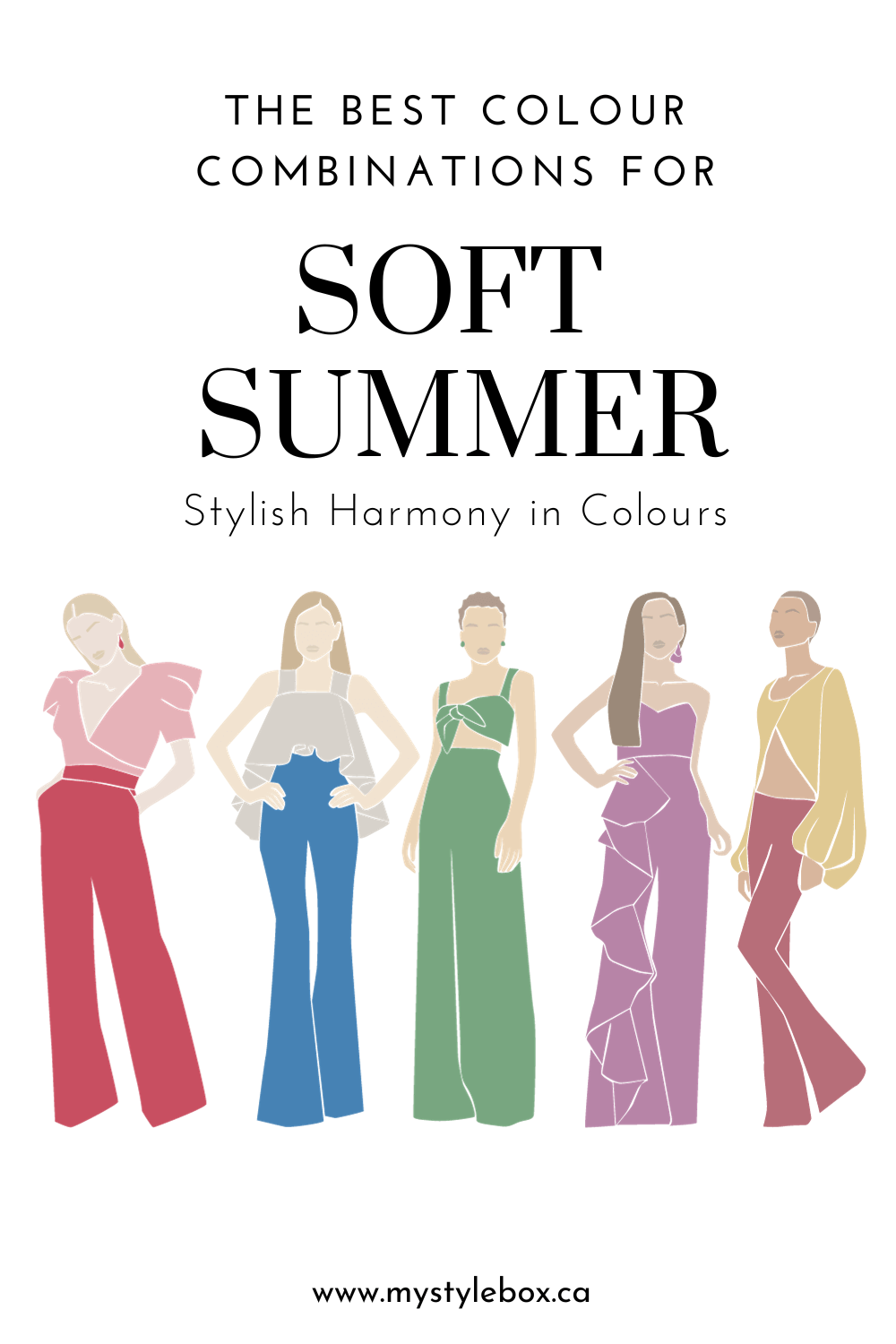 Soft Summer Season Color Combinations