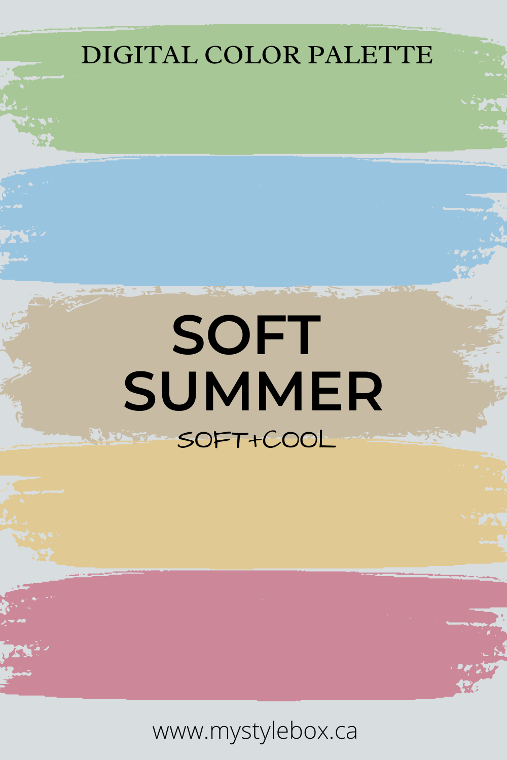 Soft Summer Season Color Palette