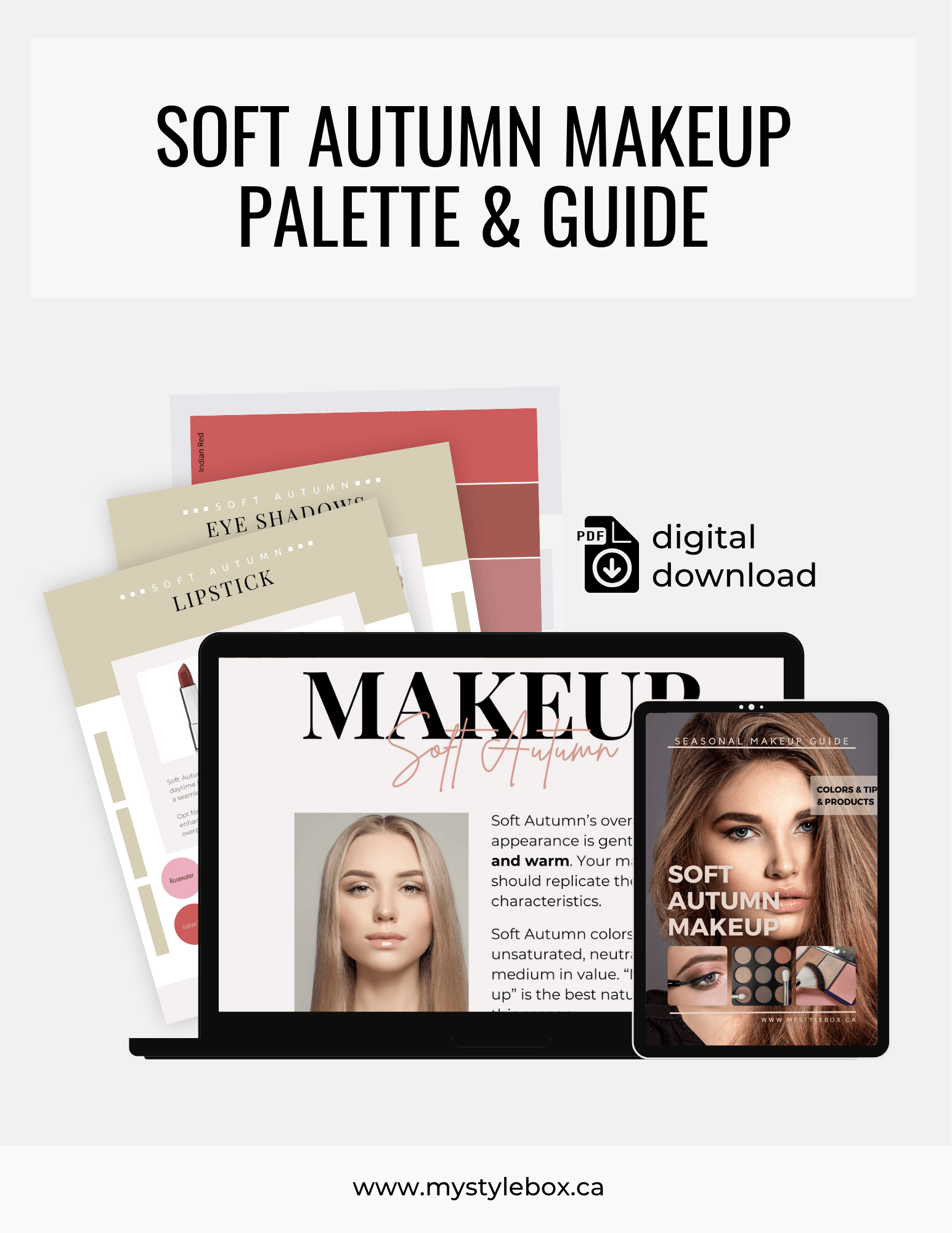 Soft Autumn Color Season Makeup Guide