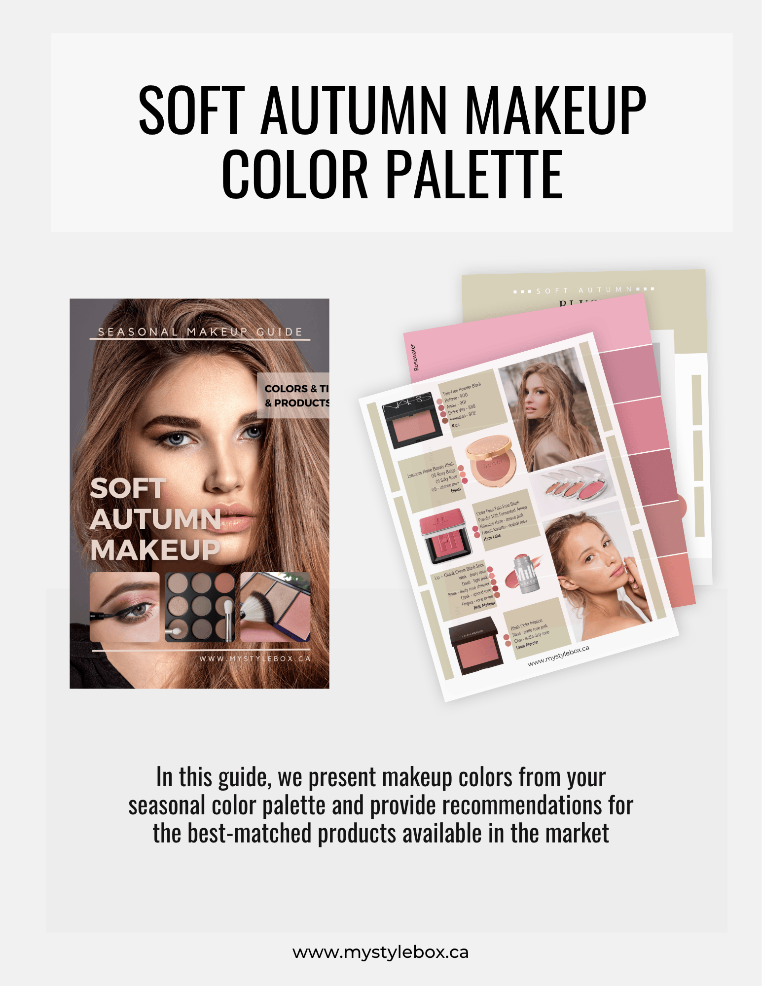Soft Autumn Color Season Makeup Guide