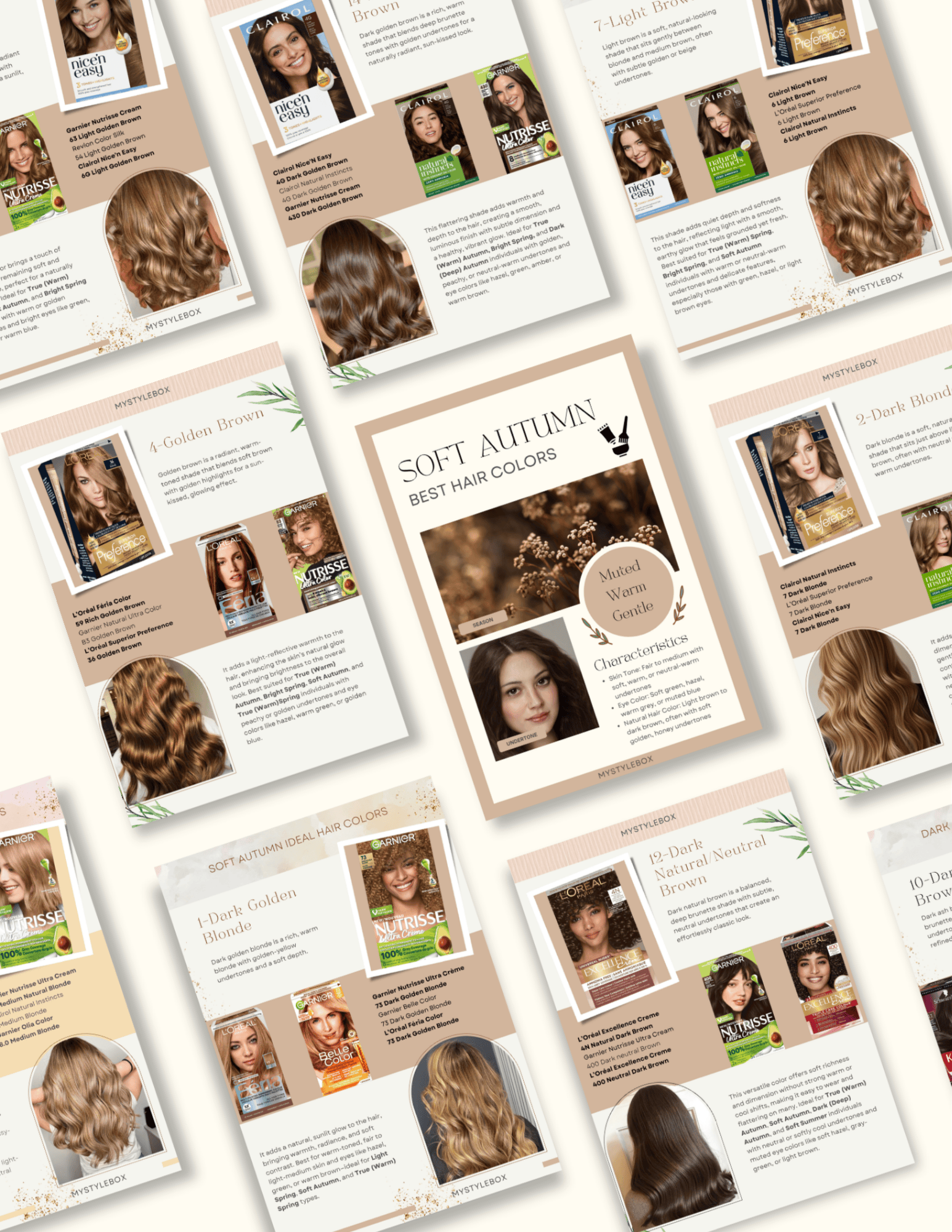 Soft Autumn Season Hair Color Guide