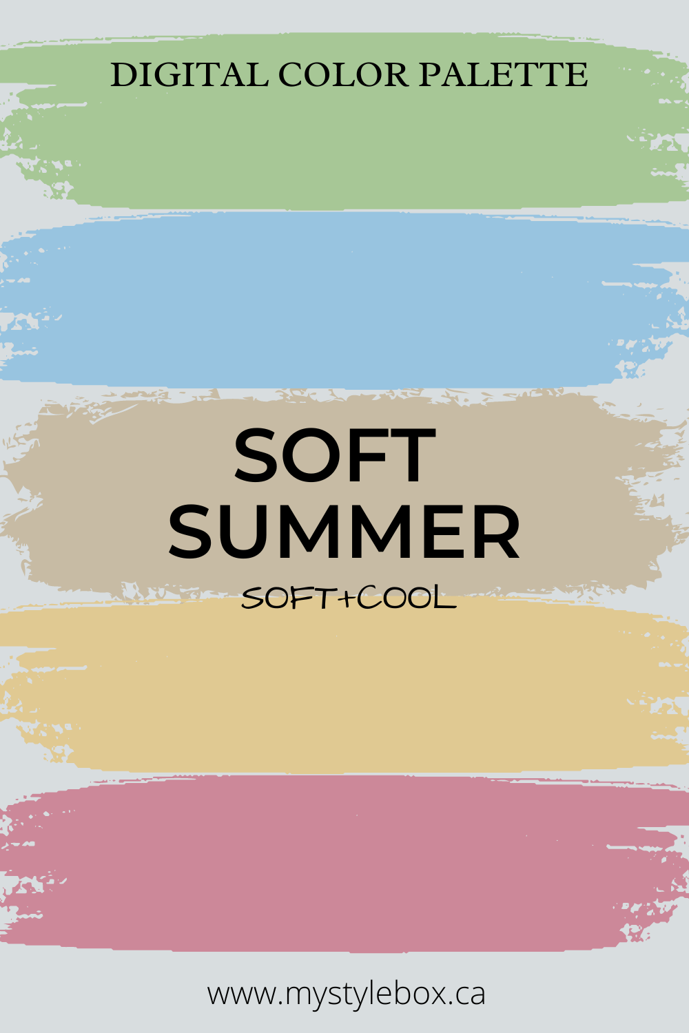 Soft Summer Seasonal Color Palette