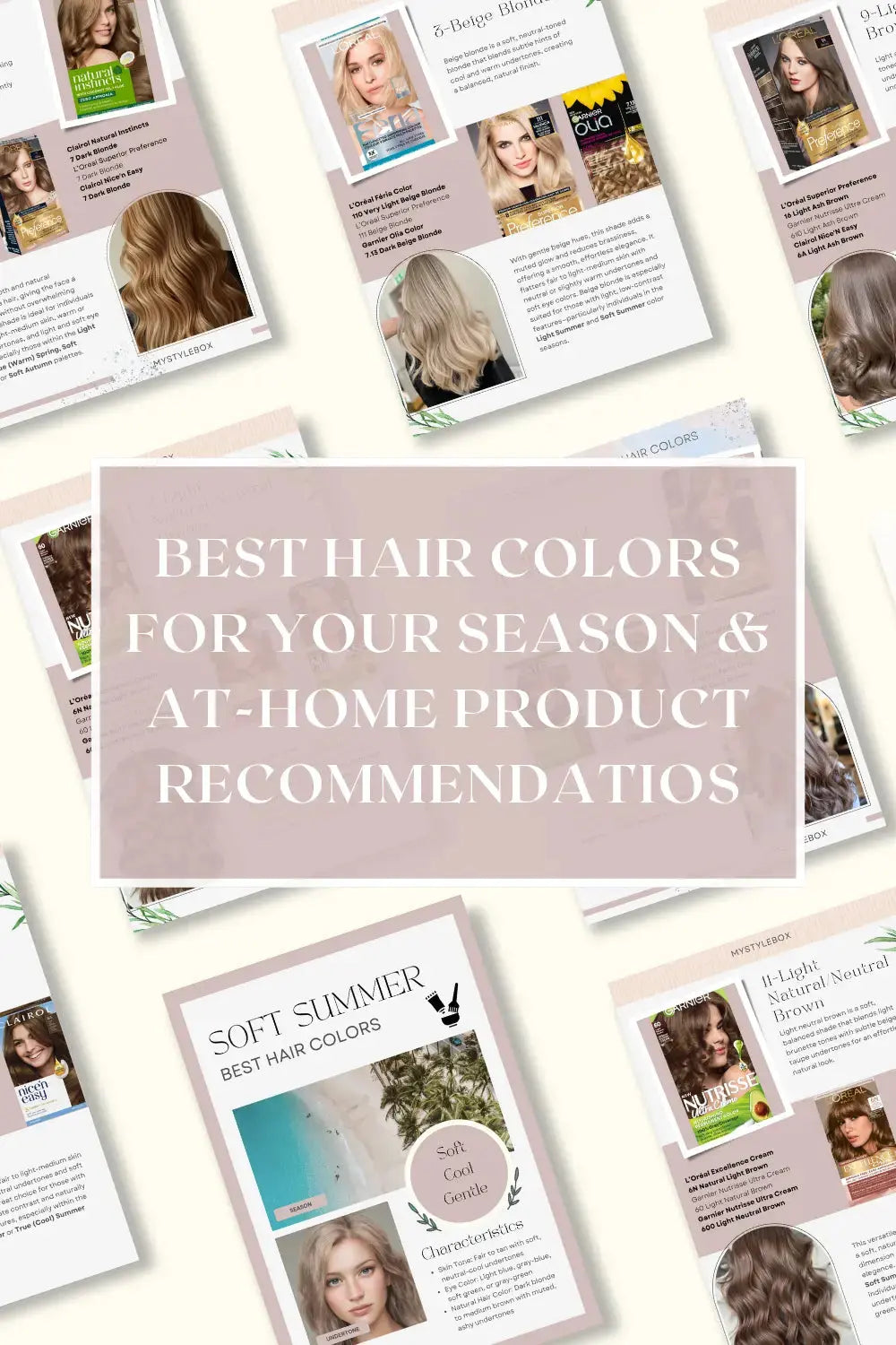 Soft Summer Hair Color Guide
