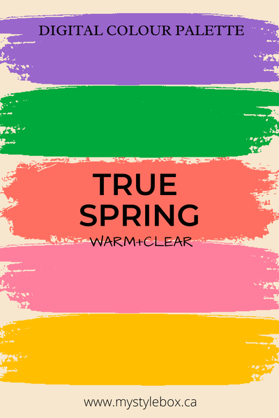 True Spring Season Color Palette