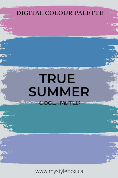 True Summer Season Color Palette