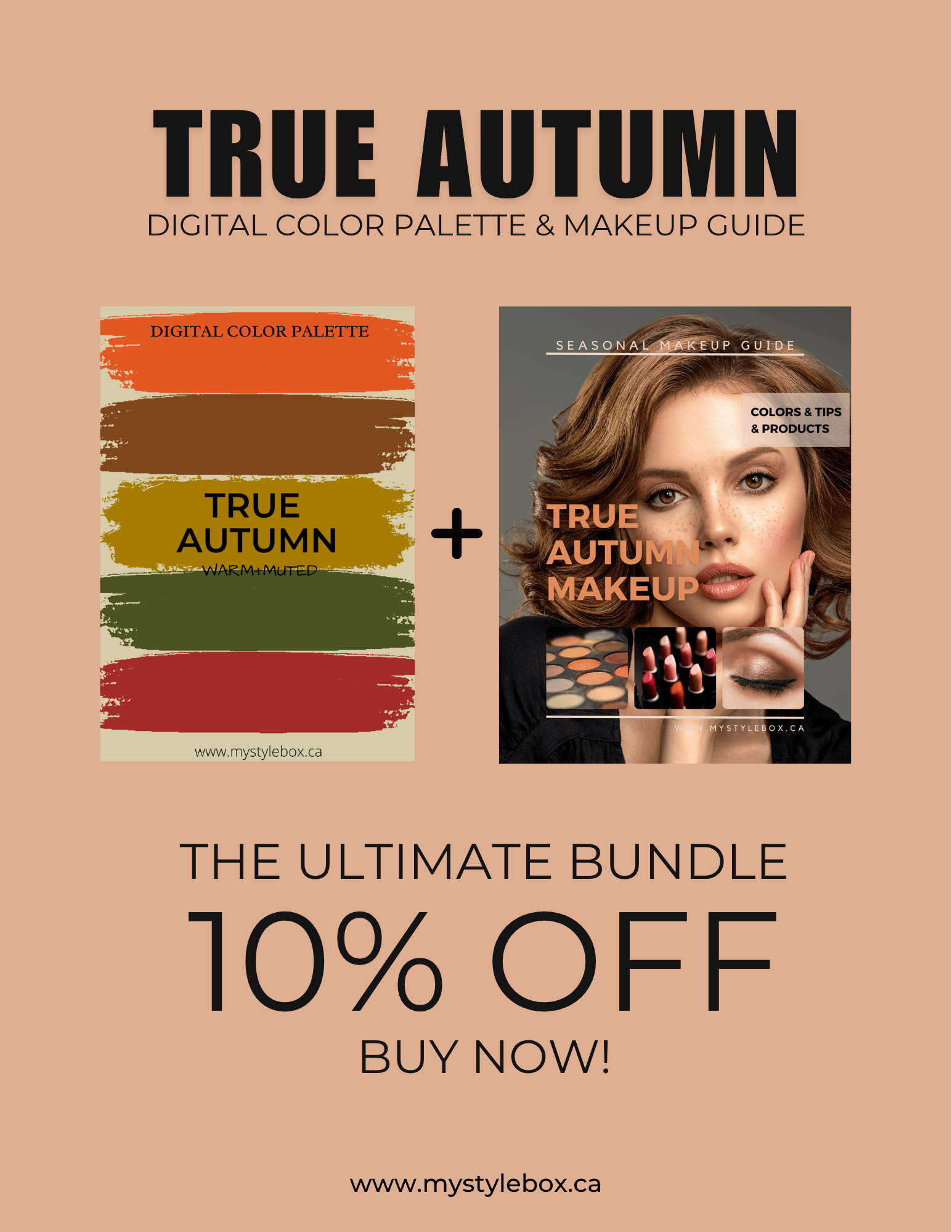 True Autumn Color Season Makeup Guide